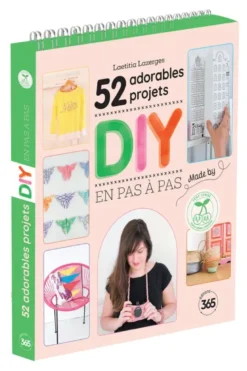 52 adorables projets DIY en pas à pas made by Vert Cerise