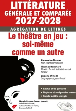 Agrégation de Lettres 2027-2028. Littérature générale et comparée. Le théâtre en jeu : soi-même comme un autre