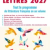 Agrégation de Lettres 2027. Tout le programme de Littérature française en un volume