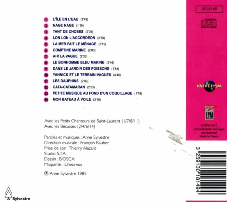 AlbumCD 12 CM LP Fabulettes Vol.6