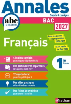 Annales Bac Français 2027