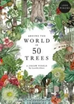Around the World in 50 Trees A Jigsaw Puzzle /anglais
