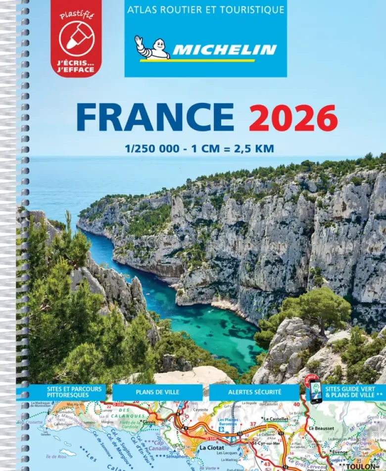 Atlas France 2026 Plastifié