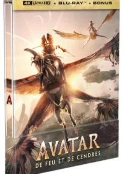 Avatar : De Feu et de cendres (4K Ultra HD + Blu-ray + Blu-ray bonus - Édition boîtier SteelBook®) - 4K UHD (2025)