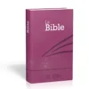 Bible Segond 21 compacte motif prune