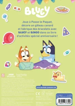 Bluey - Joyeux anniversaire ! - Activités et autocollants