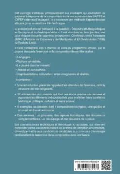 CAPES Espagnol - Epreuve écrite disciplinaire - La composition - Session 2024 - Discours et luttes politiques en Espagne et en Amérique latine