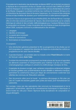 CAPES Espagnol 2025 - Épreuve écrite disciplinaire - La composition - Pavel Giroud, El caso Padilla (Film)