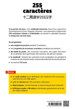 255 caractères. Parcours express en chinois
