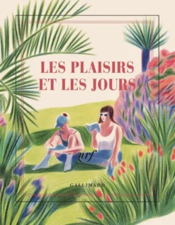 Carnet carré illustré "Les plaisirs et les jours" (papeterie)