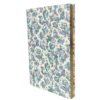 Carnet à motifs dorés, bleus et verts