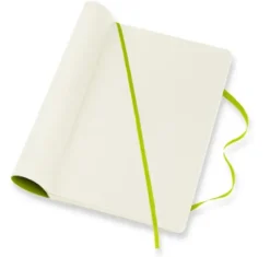 Carnet souple grand format -pages blanches - Vert citron