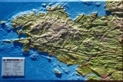 Carte En Relief De La Bretagne