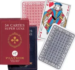 54 cartes francaises - étui carton - 54 CARTES 4 INDEX ETUI CARTON