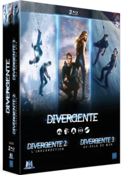 Coffret Divergente : Cinq destins, un seul choix + L'insurrection + Au-delà du mur - Blu-ray (2014