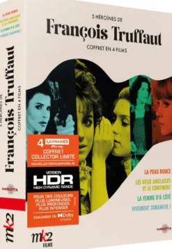 Coffret 5 héroïnes de François Truffaut - Rétrospective en 4 films : La Peau douce + Les Deux Anglai