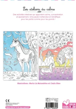 Coloriages au pays des licornes