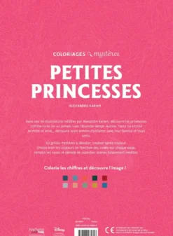 Coloriages mystères Disney - Petites princesses
