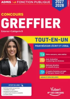 Concours Greffier 2027-2028 - Tout-en-un