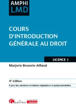 Cours d'introduction générale au droit