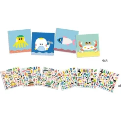 Créer avec des stickers - Marins