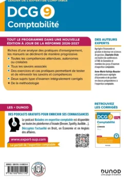 DCG 9 Comptabilité - Manuel - Réforme 2026-2027