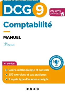 DCG 9 Comptabilité - Manuel - Réforme 2026-2027