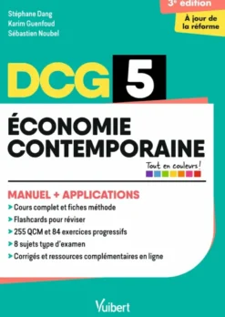 DCG 5 - Économie contemporaine : Manuel et Applications - Réforme 2026-2027