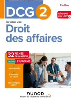 DCG 2 - Droit des affaires - Fiches Réforme 2026-2027