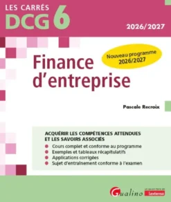 DCG 6 - Finance d'entreprise