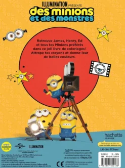 Des Minions et des monstres - Mon livre de coloriages