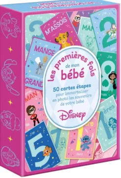 DISNEY BABY - Les premières fois de mon bébé - 50 cartes étapes