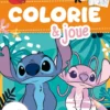 Disney Stitch - Colorie & joue - Amuse-toi avec Stitch et ses amis - 1 quiz et des personnages à colorier