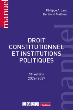 Droit constitutionnel et institutions politiques