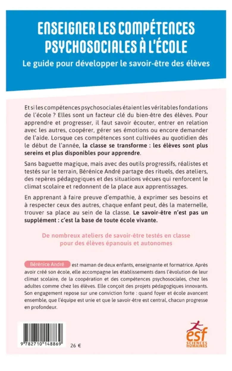 Enseigner les compétences psychosociales à l'école