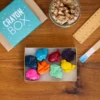 Ensemble de 6 crayons cires thème Transports