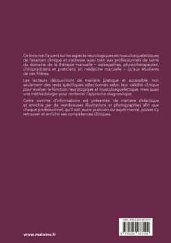 Examen clinique de l'appareil neuro-musculo-squelettique