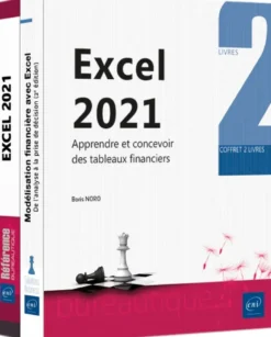 Excel 2021 - Coffret de 2 livres : Apprendre et concevoir des tableaux financiers