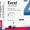 Excel Microsoft 365 - Coffret de 2 livres : Apprendre Excel et la programmation en VBA (2e édition)