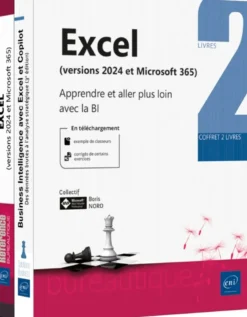 Excel (versions 2024 et Microsoft 365) - Coffret de 2 livres
