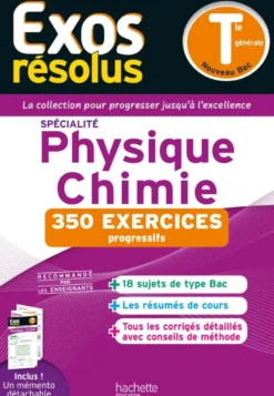 Exos résolus spécialité Physique-Chimie Tle