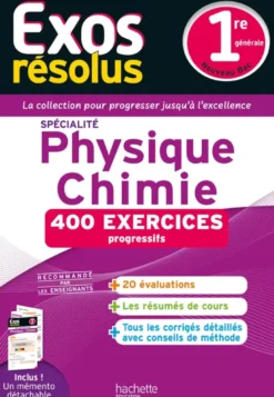 Exos résolus spécialité Physique-Chimie 1re
