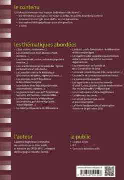 Fiches de Droit constitutionnel
