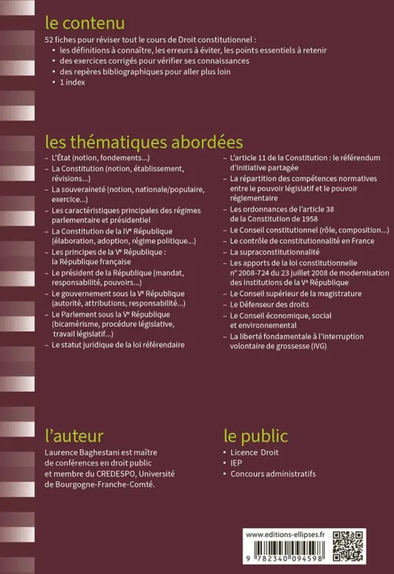 Fiches de Droit constitutionnel