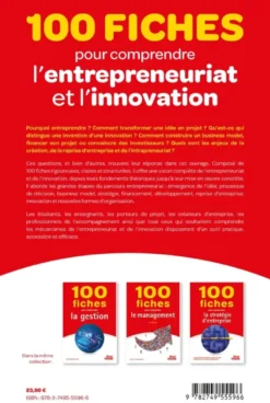 100 fiches pour comprendre l'entrepreneuriat et l'innovation