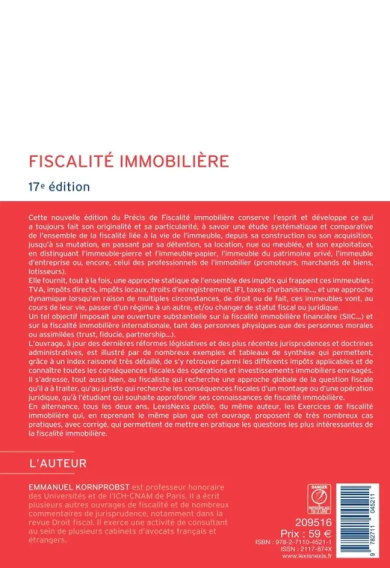 Fiscalité immobilière