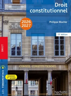 Fondamentaux- Droit constitutionnel 2026-2027
