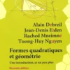 Formes quadratiques et géométrie