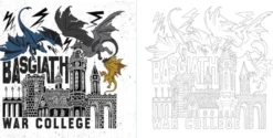 Fourth Wing: The Official Coloring Book