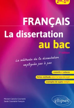 Français. 2de-1re. La dissertation au bac